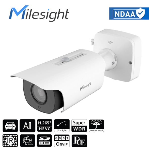 MILESIGHT 8MP AI LIIKLUSKAAMERA Traffic Pro TS8266-X4RIPG1