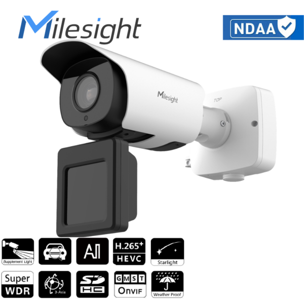 MILESIGHT 4MP Traffic PRO LISAVALGUSTUSEGA TORUKAAMERA TS8266-X4RIWG1