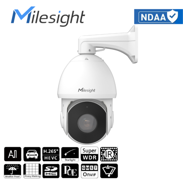 MILESIGHT 4MP AI Traffic PTZ LIIKLUSKAAMERA TS4441-X36RE