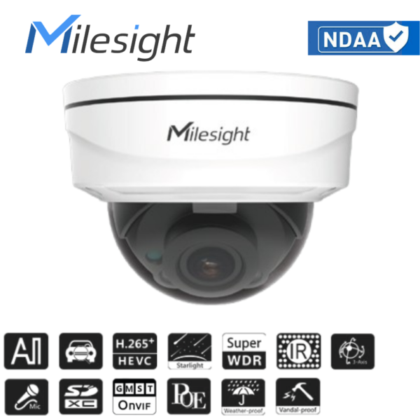 MILESIGHT 2MP NUMBRITUVASTUSEGA KUPPELKAAMERA MS-C2972-RFLPE